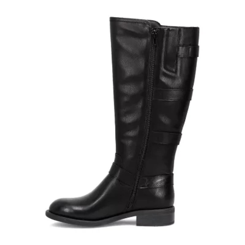 Frye and Co. Womens Cyra Stacked Heel Motorcycle Boots