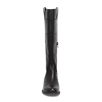Frye and Co. Womens Giovanna Stacked Heel Riding Boots