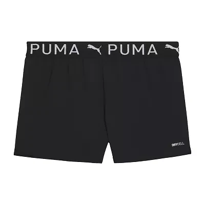 PUMA Big Kid Girls Moisture Wicking Workout Shorts