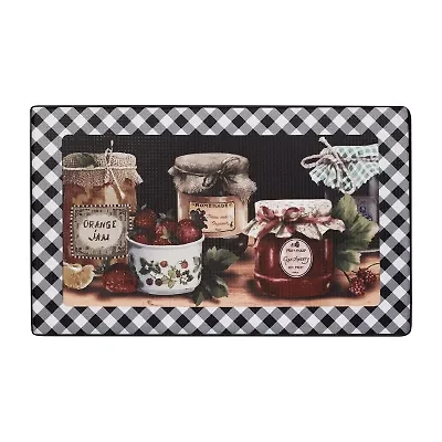 Achim Mason Jars Anit Fatigue 18"X30" Kitchen Mat