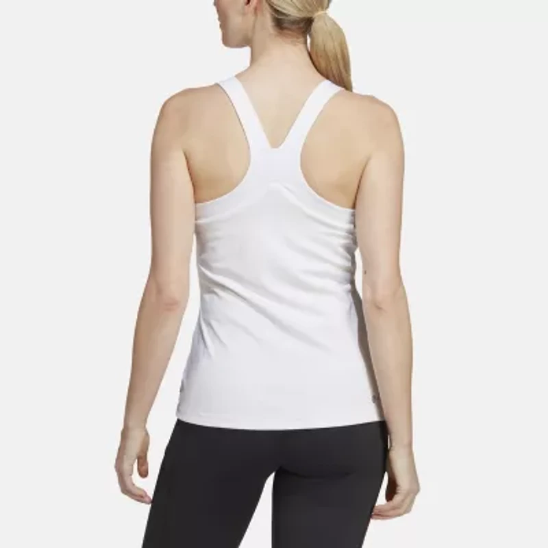 adidas Womens Crew Neck Sleeveless Active Tank Top