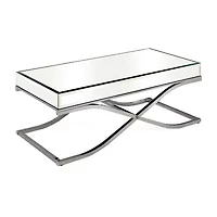 Hope Mirrored Metal Coffee Table