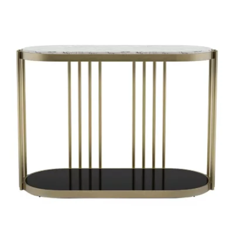 Aurora Storage Metal Console Table