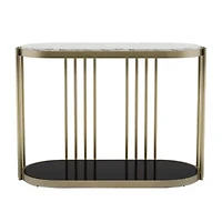Aurora Storage Metal Console Table