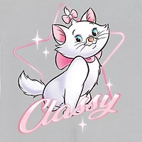 Aristocats Little & Big Kid Girls Round Neck Short Sleeve Regular Fit Graphic T-Shirt