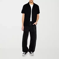 Forever 21 Mens Short Sleeve Regular Fit Button-Down Shirt