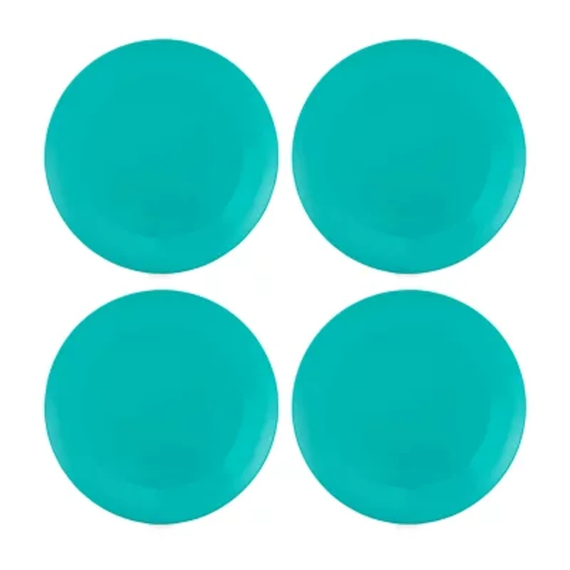 Turquoise Sun 4-pc. Melamine Dinner Plate
