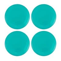 Turquoise Sun 4-pc. Melamine Dinner Plate