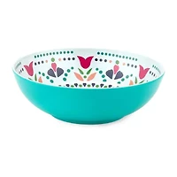 Turquoise Sun Medallion 4-pc. Melamine Pasta Bowl