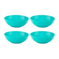 Turquoise Sun 4-pc. Melamine Pasta Bowl