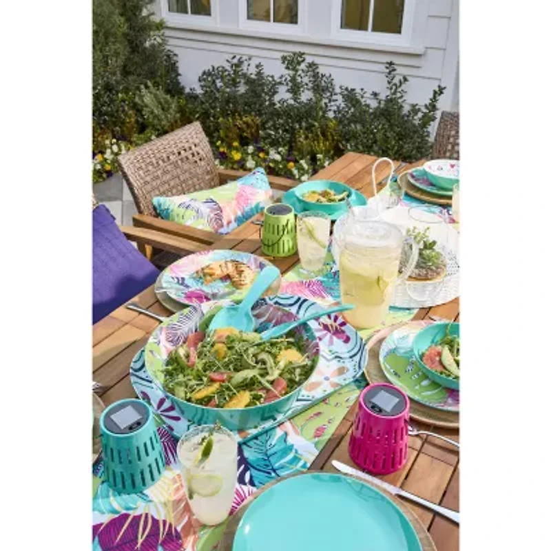 Turquoise Sun 4-pc. Melamine Pasta Bowl