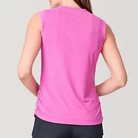 Free Country Womens V Neck Sleeveless Active Tank Top