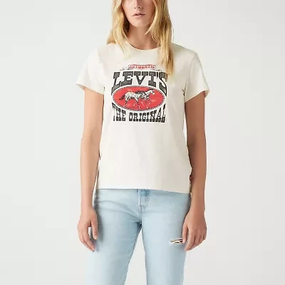 Levi's® Perfect Tee Womens Round Neck Short Sleeve T-Shirt