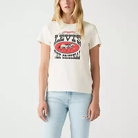 Levi's® Perfect Tee Womens Round Neck Short Sleeve T-Shirt