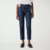 Levi's® Womens High Rise 501 Crop Straight Leg Jean