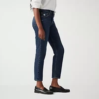 Levi's® Womens High Rise 501 Crop Straight Leg Jean