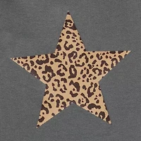 Arizona Womens Juniors Crew Neck Short Sleeve Adaptive Graphic T-Shirt