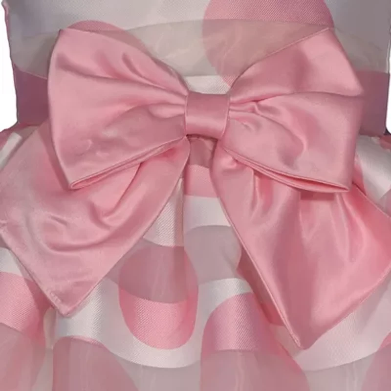 Bonnie Jean Baby Girls Sleeveless Flower Girl Fit + Flare Dress