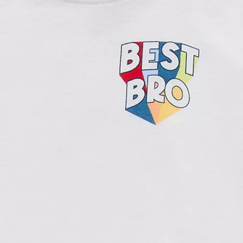 Okie Dokie Toddler & Little Boys Crew Neck Short Sleeve Regular Fit Graphic T-Shirt