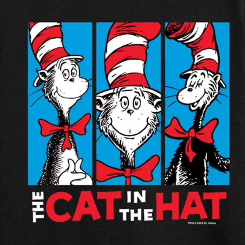 Little & Big Kid Boys Crew Neck Long Sleeve Regular Fit Dr. Seuss Graphic T-Shirt