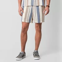 Arizona 6" Mens Textured Pull-On Short