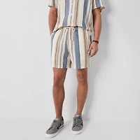 Arizona 6" Mens Textured Pull-On Short