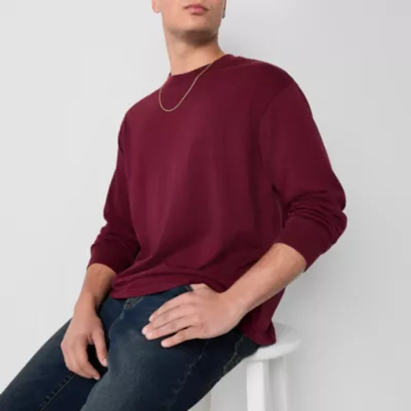 Arizona Mens Crew Neck Long Sleeve T-Shirt