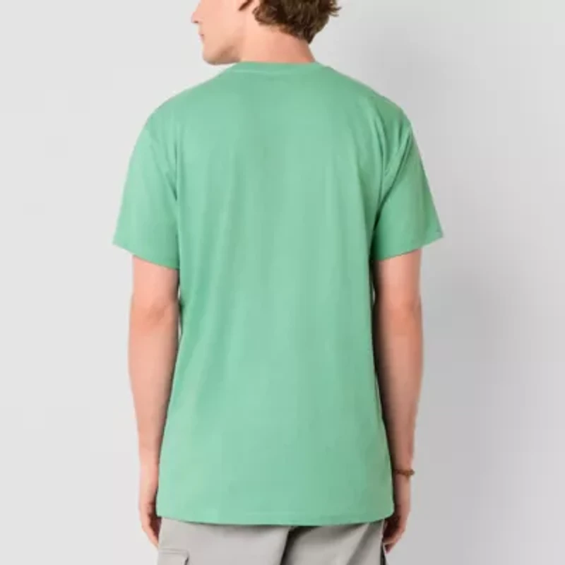 Airwalk Mens Round Neck Short Sleeve Regular Fit Graphic T-Shirt