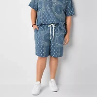 Arizona 8 1/2"& 9 1/2" Mens Big and Tall Pull-On Short