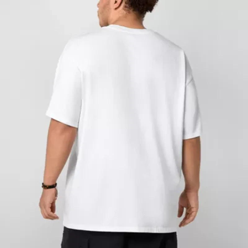 Arizona Mens Crew Neck Short Sleeve Big and Tall T-Shirt