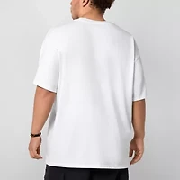 Arizona Mens Crew Neck Short Sleeve Big and Tall T-Shirt