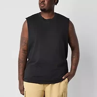 Arizona Mens Crew Neck Sleeveless Big and Tall Muscle T-Shirt