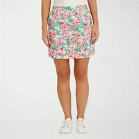 Stella Parker Womens Toile Knit Skirt Swimsuit Cover-Up