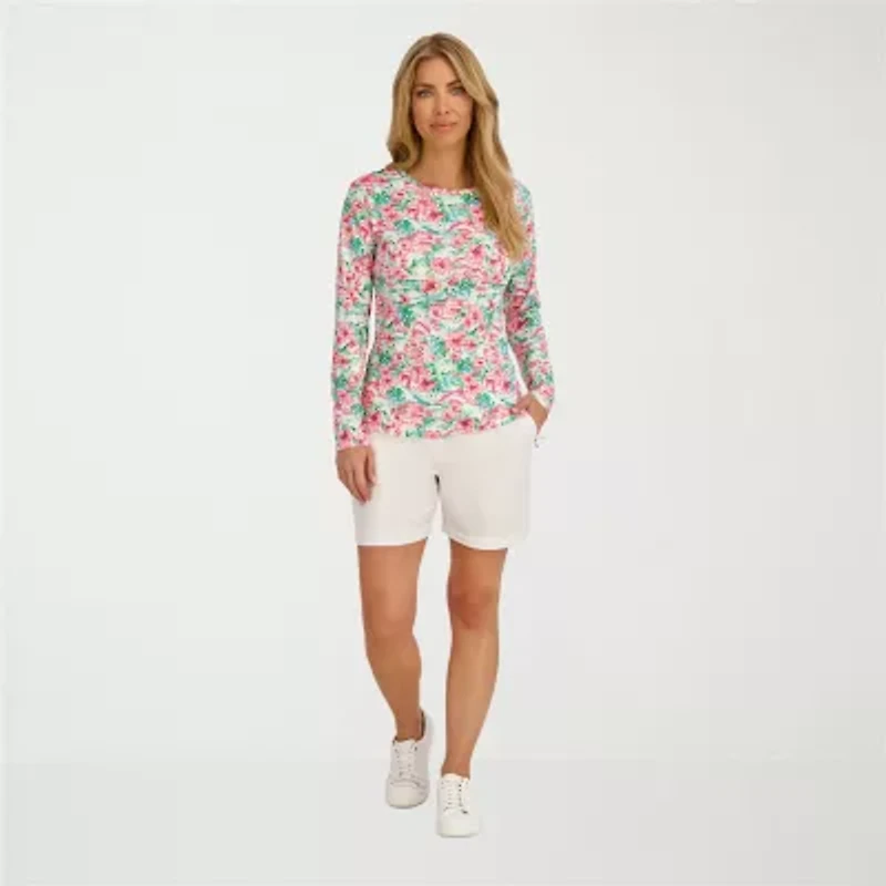 Stella Parker Toile Swimsuit Cover-Up Tops