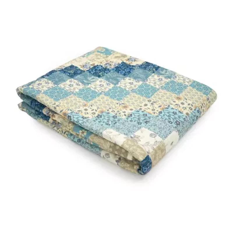 Donna Sharp Blue Diamond Washable Throw