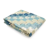 Donna Sharp Blue Diamond Washable Throw