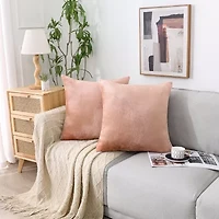 Regal Fur Square Throw Pillow