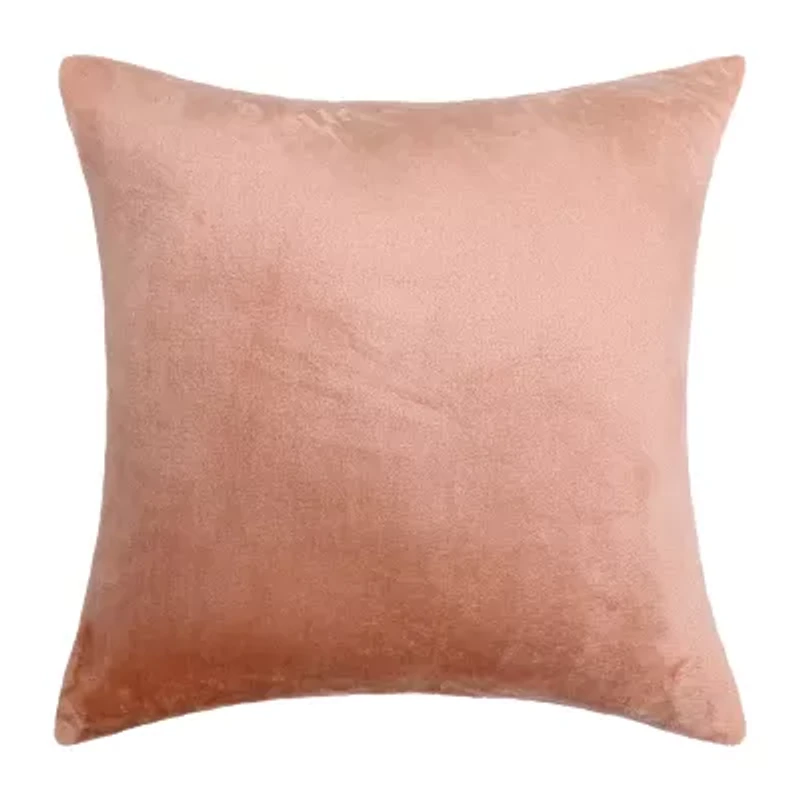 Regal Fur Square Throw Pillow