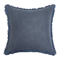 Linen Blend 20x20 Square Throw Pillow