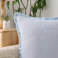 Linen Blend 20x20 Square Throw Pillow