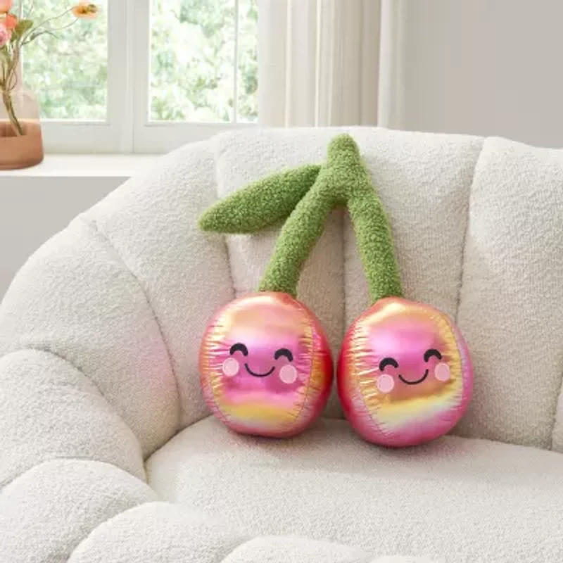 Novelty Cherry Throw Pillow