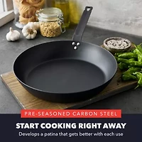 Bobby Flay By Greenpan Carbon Steel 12" Frying Pan