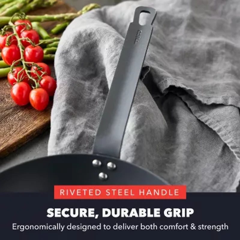 Bobby Flay By Greenpan Carbon Steel 12" Frying Pan