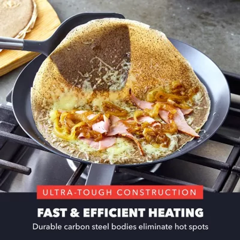 Bobby Flay By Greenpan Carbon Steel 11" Frying Pan