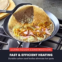 Bobby Flay By Greenpan Carbon Steel 11" Frying Pan