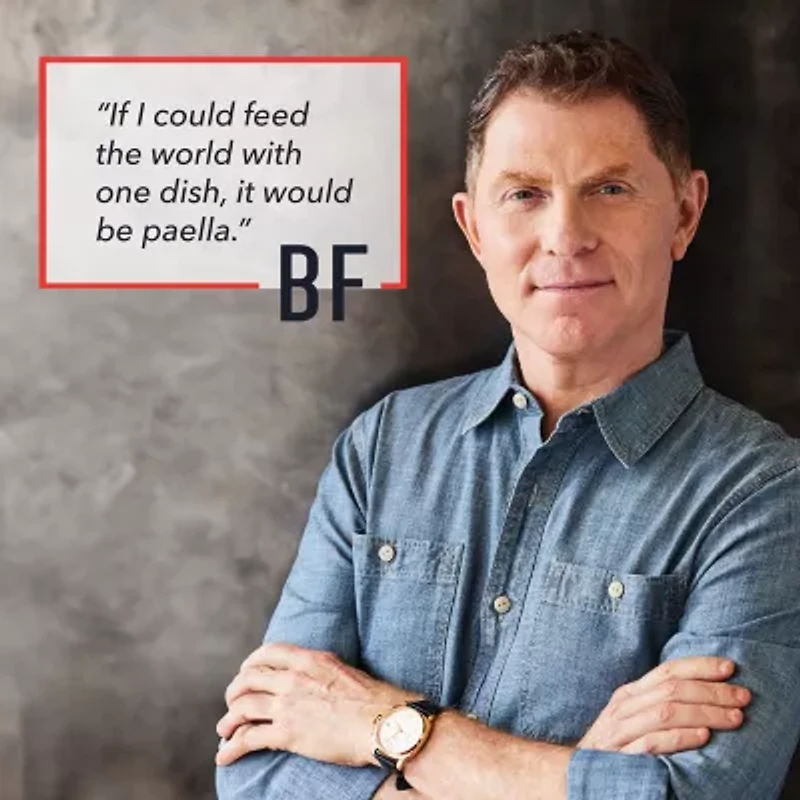 Bobby Flay By Greenpan Carbon Steel 15" Stir Paella Pan