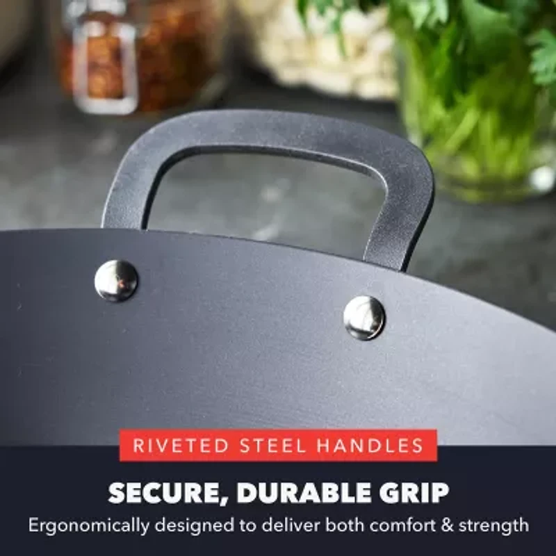 Bobby Flay By Greenpan Carbon Steel 15" Stir Paella Pan