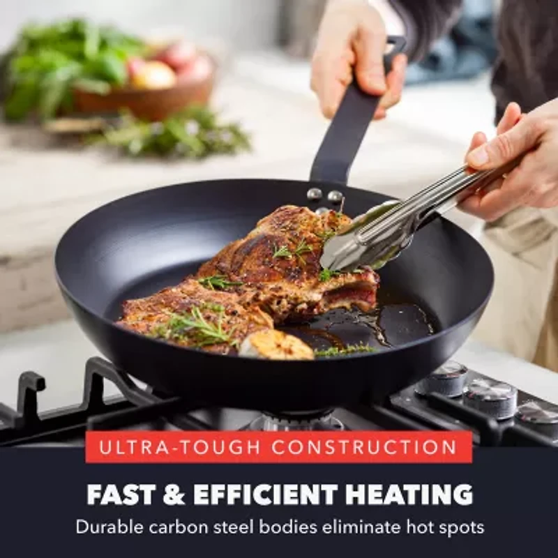 Bobby Flay By Greenpan Carbon Steel 10" Frying Pan