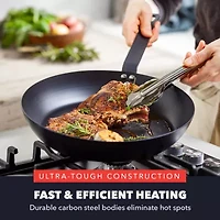 Bobby Flay By Greenpan Carbon Steel 10" Frying Pan