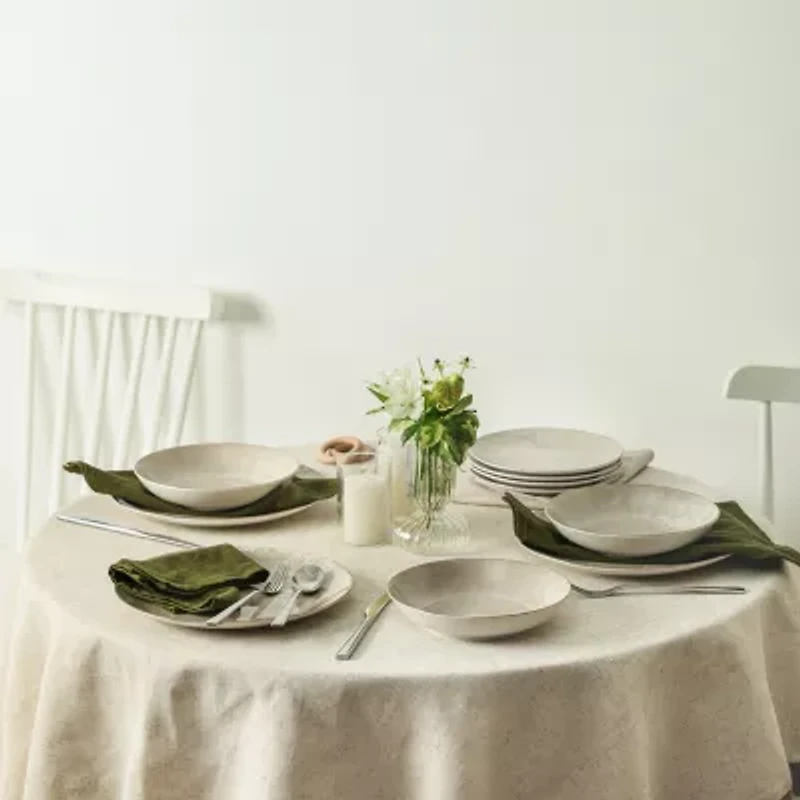 Christian Siriano New York Onyx -pc. Porcelain Dinnerware Set